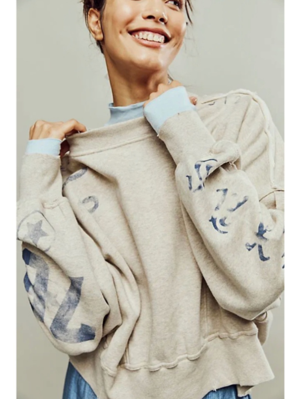 NWT Free People Gaia Sweatshirt